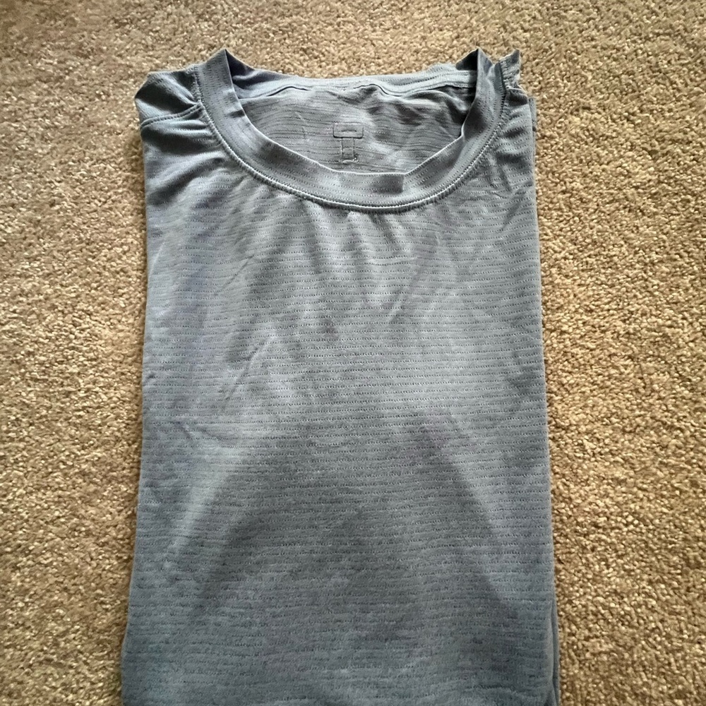 Blue/Gray Crew Neck T-Shirt